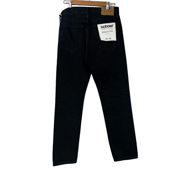 RE/DONE Staight Fit Black Jeans Mens 32/32 - Picture 3 of 7